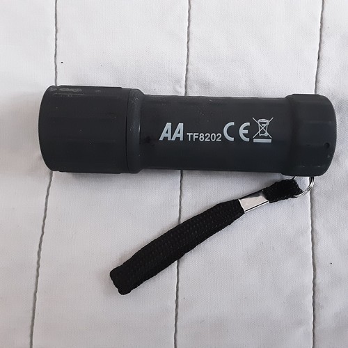Led pocket torch small black - pocket,