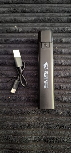 12cm black led torch