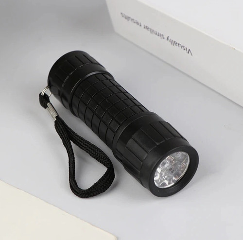 Led rubber coated torch - rubber,