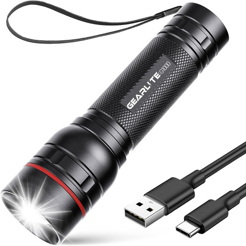 Rechargeable led torch 2000lm - led,