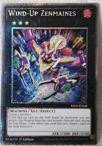 Wind up zenmaines - yu-gi-oh,