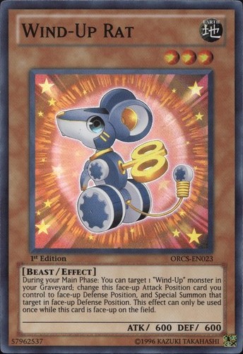 Yugioh wind rat orcs en023 - wind-up, orcs-en023