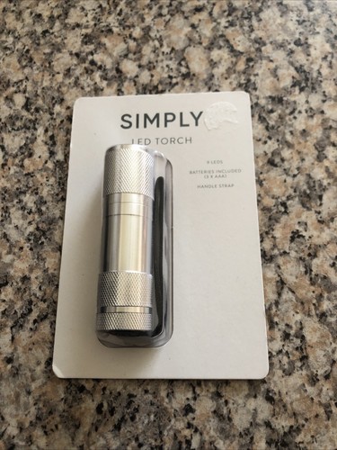 New small silver torch with - silver,