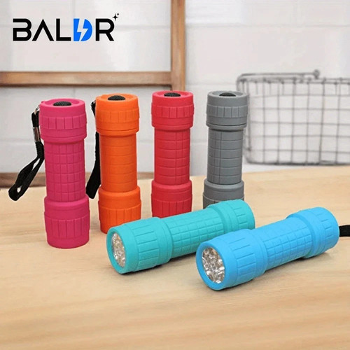 Led rubber coated - coated, torch